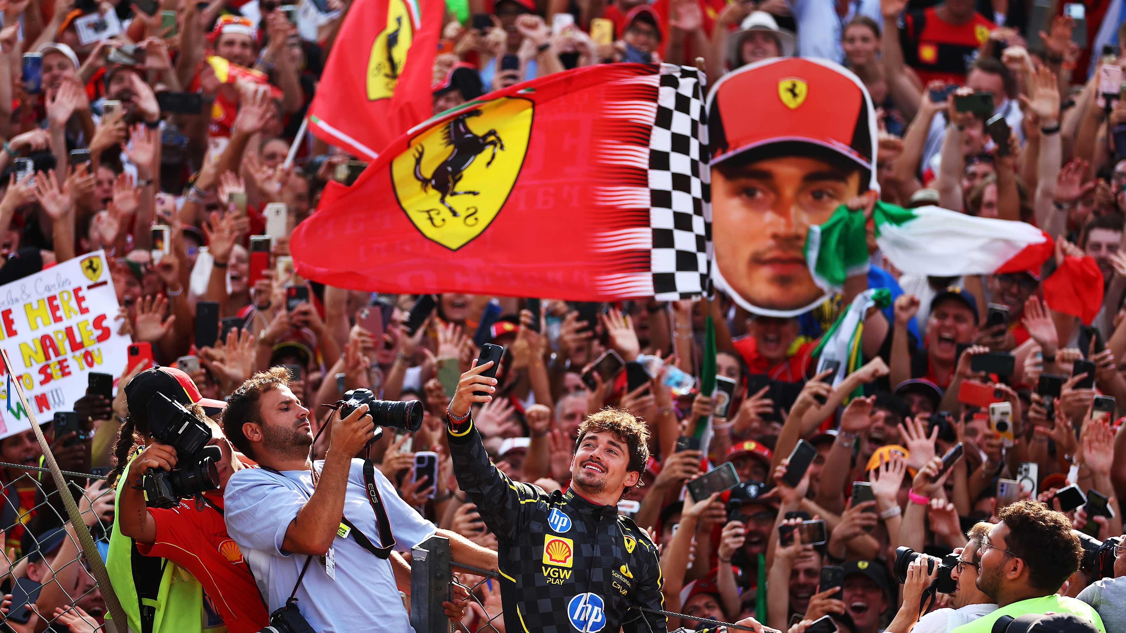 Tifosi at the 2024 Italian Grand Prix