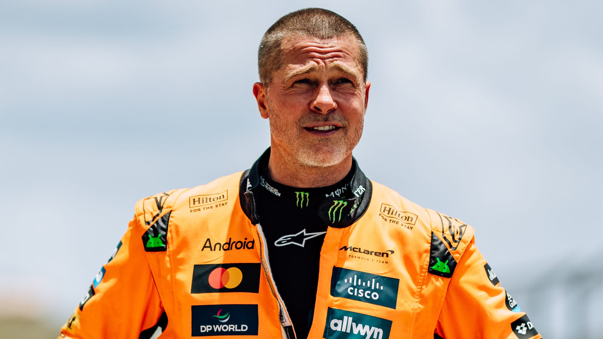 Brad Pitt drives McLaren's 2023 F1 car at COTA