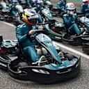 Alonso and de la Rosa joined the students for an afternoon on the track