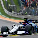 Russell en route to his sensational P2 in Spa Qualifying in 2021