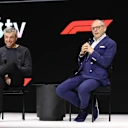 Stefano Domenicali spoke with Apple’s Senior Vice President of Services Eddy Cue during the Apple TV press day