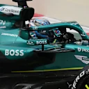 ABU DHABI, UNITED ARAB EMIRATES - DECEMBER 05: Jak Crawford of United States driving the (35) Aston Martin F1 Team AMR25 Mercedes on track during practice ahead of the F1 Grand Prix of Abu Dhabi at Yas Marina Circuit on December 05, 2025 in Abu Dhabi, United Arab Emirates. (Photo by Mark Sutton - Formula 1/Formula 1 via Getty Images)