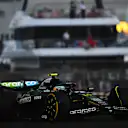 ABU DHABI, UNITED ARAB EMIRATES - DECEMBER 05: Fernando Alonso of Spain driving the (14) Aston Martin F1 Team AMR25 Mercedes on track during practice ahead of the F1 Grand Prix of Abu Dhabi at Yas Marina Circuit on December 05, 2025 in Abu Dhabi, United Arab Emirates. (Photo by Rudy Carezzevoli/Getty Images)