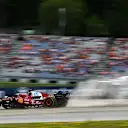 SPIELBERG, AUSTRIA - JUNE 27: Charles Leclerc of Monaco driving the (16) Scuderia Ferrari SF-25 in the gravel during practice ahead of the F1 Grand Prix of Austria at Red Bull Ring on June 27, 2025 in Spielberg, Austria. (Photo by Rudy Carezzevoli/Getty Images)