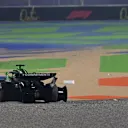 LUSAIL CITY, QATAR - NOVEMBER 30: Nico Hulkenberg of Germany and Stake F1 Team Kick Sauber walks away from his damaged car after a crash during the F1 Grand Prix of Qatar at Lusail International Circuit on November 30, 2025 in Lusail City, Qatar. (Photo by Rudy Carezzevoli/Getty Images)