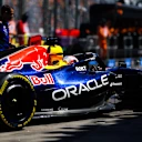 MELBOURNE, AUSTRALIA - MARCH 06: Max Verstappen of the Netherlands driving the (3) Oracle Red Bull Racing RB22 Red Bull Ford in the Pitlane during practice ahead of the F1 Grand Prix of Australia at Albert Park Grand Prix Circuit on March 06, 2026 in Melbourne, Australia. (Photo by Mark Thompson/Getty Images)