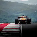 McLaren were present with Norris and a mule car to sample prototype 2026 tyres