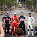 Sainz and Doohan were also joined by F2 driver Josep Maria Marti and F3 driver Mari Boya