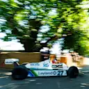 1997 F1 World Champion Jacques Villleneuve drives at Goodwood
