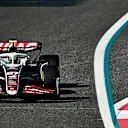 ABU DHABI, UNITED ARAB EMIRATES - DECEMBER 06: Nico Hulkenberg of Germany driving the (27) Haas F1 VF-24 Ferrari on track during practice ahead of the F1 Grand Prix of Abu Dhabi at Yas Marina Circuit on December 06, 2024 in Abu Dhabi, United Arab Emirates. (Photo by Pauline Ballet - Formula 1/Formula 1 via Getty Images)
