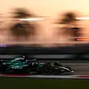 ABU DHABI, UNITED ARAB EMIRATES - DECEMBER 06: Lance Stroll of Canada driving the (18) Aston Martin AMR24 Mercedes on track during practice ahead of the F1 Grand Prix of Abu Dhabi at Yas Marina Circuit on December 06, 2024 in Abu Dhabi, United Arab Emirates. (Photo by Bryn Lennon - Formula 1/Formula 1 via Getty Images)