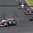 MELBOURNE, AUSTRALIA - MARCH 24: Kevin Magnussen of Denmark driving the (20) Haas F1 VF-24 Ferrari on track during the F1 Grand Prix of Australia at Albert Park Circuit on March 24, 2024 in Melbourne, Australia. (Photo by Peter Fox/Getty Images)