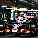 MELBOURNE, AUSTRALIA - MARCH 24: Nico Hulkenberg of Germany driving the (27) Haas F1 VF-24 Ferrari in the Pitlane during the F1 Grand Prix of Australia at Albert Park Circuit on March 24, 2024 in Melbourne, Australia. (Photo by Mark Thompson/Getty Images)