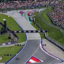 SPIELBERG, AUSTRIA - JUNE 28: A general view showing George Russell of Great Britain driving the (63) Mercedes AMG Petronas F1 Team W15 during Sprint Qualifying ahead of the F1 Grand Prix of Austria at Red Bull Ring on June 28, 2024 in Spielberg, Austria. (Photo by Peter Fox - Formula 1/Formula 1 via Getty Images)