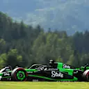 SPIELBERG, AUSTRIA - JUNE 29: Valtteri Bottas of Finland driving the (77) Kick Sauber C44 Ferrari on track during qualifying ahead of the F1 Grand Prix of Austria at Red Bull Ring on June 29, 2024 in Spielberg, Austria. (Photo by James Sutton - Formula 1/Formula 1 via Getty Images)