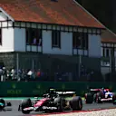 SPA, BELGIUM - JULY 28: Pierre Gasly of France driving the (10) Alpine F1 A524 Renault leads Valtteri Bottas of Finland driving the (77) Kick Sauber C44 Ferrari on track during the F1 Grand Prix of Belgium at Circuit de Spa-Francorchamps on July 28, 2024 in Spa, Belgium. (Photo by Bryn Lennon - Formula 1/Formula 1 via Getty Images)