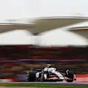 SHANGHAI, CHINA - APRIL 19: Nico Hulkenberg of Germany driving the (27) Haas F1 VF-24 Ferrari on track during Sprint Qualifying ahead of the F1 Grand Prix of China at Shanghai International Circuit on April 19, 2024 in Shanghai, China. (Photo by Mark Thompson/Getty Images)