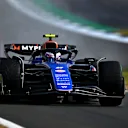 NORTHAMPTON, ENGLAND - JULY 07: Logan Sargeant of United States driving the (2) Williams FW46 Mercedes on track during the F1 Grand Prix of Great Britain at Silverstone Circuit on July 07, 2024 in Northampton, England. (Photo by James Sutton - Formula 1/Formula 1 via Getty Images)