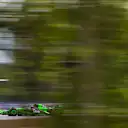 NORTHAMPTON, ENGLAND - JULY 05: Zhou Guanyu of China driving the (24) Kick Sauber C44 Ferrari on track during practice ahead of the F1 Grand Prix of Great Britain at Silverstone Circuit on July 05, 2024 in Northampton, England. (Photo by Rudy Carezzevoli/Getty Images)