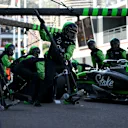 MONTE-CARLO, MONACO - MAY 26: Zhou Guanyu of China driving the (24) Kick Sauber C44 Ferrari makes a pitstop during the F1 Grand Prix of Monaco at Circuit de Monaco on May 26, 2024 in Monte-Carlo, Monaco. (Photo by Rudy Carezzevoli/Getty Images)