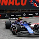 MONTE-CARLO, MONACO - MAY 24: Logan Sargeant of United States driving the (2) Williams FW46 Mercedes on track during practice ahead of the F1 Grand Prix of Monaco at Circuit de Monaco on May 24, 2024 in Monte-Carlo, Monaco. (Photo by Clive Rose/Getty Images)