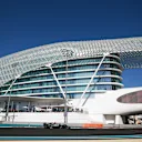 George Russell also stayed on in Abu Dhabi to help Mercedes with their test programme