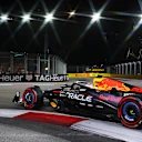 SINGAPORE, SINGAPORE - OCTOBER 04: Yuki Tsunoda of Japan driving the (22) Oracle Red Bull Racing RB21 on track during qualifying ahead of the F1 Grand Prix of Singapore at Marina Bay Street Circuit on October 04, 2025 in Singapore, Singapore. (Photo by Clive Rose - Formula 1/Formula 1 via Getty Images)