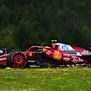 SPIELBERG, AUSTRIA - JUNE 27: Lewis Hamilton of Great Britain driving the (44) Scuderia Ferrari SF-25 on track during practice ahead of the F1 Grand Prix of Austria at Red Bull Ring on June 27, 2025 in Spielberg, Austria. (Photo by Mark Sutton - Formula 1/Formula 1 via Getty Images)