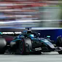 SPIELBERG, AUSTRIA - JUNE 28: George Russell of Great Britain driving the (63) Mercedes AMG Petronas F1 Team W16 on track during qualifying ahead of the F1 Grand Prix of Austria at Red Bull Ring on June 28, 2025 in Spielberg, Austria. (Photo by Joe Portlock/Getty Images)