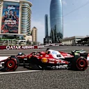 BAKU, AZERBAIJAN - SEPTEMBER 19: Charles Leclerc of Monaco driving the (16) Scuderia Ferrari SF-25 on track during practice ahead of the F1 Grand Prix of Azerbaijan at Baku City Circuit on September 19, 2025 in Baku, Azerbaijan. (Photo by Mark Thompson/Getty Images)