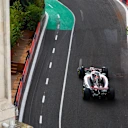 BAKU, AZERBAIJAN - SEPTEMBER 19: Esteban Ocon of France driving the (31) Haas F1 VF-25 Ferrari on track during practice ahead of the F1 Grand Prix of Azerbaijan at Baku City Circuit on September 19, 2025 in Baku, Azerbaijan. (Photo by Joe Portlock/Getty Images)