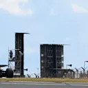 NORTHAMPTON, ENGLAND - JULY 06: Gabriel Bortoleto of Brazil and Stake F1 Team Kick Sauber walks away after crashing out of the race during the F1 Grand Prix of Great Britain at Silverstone Circuit on July 06, 2025 in Northampton, England. (Photo by Clive Mason/Getty Images)