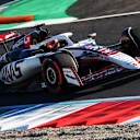 MONZA, ITALY - SEPTEMBER 05: Esteban Ocon of France driving the (31) Haas F1 VF-25 Ferrari on track during practice ahead of the F1 Grand Prix of Italy at Autodromo Nazionale Monza on September 05, 2025 in Monza, Italy. (Photo by Joe Portlock/Getty Images)
