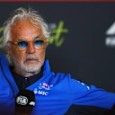 ZANDVOORT, NETHERLANDS - AUGUST 29: Flavio Briatore, Executive Advisor of Alpine F1 in the Team Principals Press Conference during practice ahead of the F1 Grand Prix of Netherlands at Circuit Zandvoort on August 29, 2025 in Zandvoort, Netherlands. (Photo by Bryn Lennon/Getty Images)