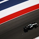 AUSTIN, TEXAS - OCTOBER 19: George Russell of Great Britain driving the (63) Mercedes AMG Petronas F1 Team W16 on track during the F1 Grand Prix of United States at Circuit of The Americas on October 19, 2025 in Austin, Texas. (Photo by Clive Mason/Getty Images)