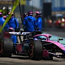 SHANGHAI, CHINA - MARCH 13: Pierre Gasly of France driving the (10) Alpine F1 A526 Mercedes in the Pitlane during practice ahead of the F1 Grand Prix of China at Shanghai International Circuit on March 13, 2026 in Shanghai, China. (Photo by Rudy Carezzevoli/Getty Images)