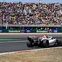 SHANGHAI, CHINA - MARCH 14: Oliver Bearman of Great Britain driving the (87) Haas F1 VF-26 Ferrari on track during the Sprint ahead of the F1 Grand Prix of China at Shanghai International Circuit on March 14, 2026 in Shanghai, China. (Photo by Mark Sutton - Formula 1/Formula 1 via Getty Images)