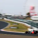 SUZUKA, JAPAN - MARCH 28: Gabriel Bortoleto of Brazil driving the (5) Audi F1 Team R26 on track during qualifying ahead of the F1 Grand Prix of Japan at Suzuka Circuit on March 28, 2026 in Suzuka, Japan. (Photo by Clive Rose - Formula 1/Formula 1 via Getty Images)