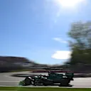 MONTREAL, QUEBEC - MAY 22: Lance Stroll of Canada driving the (18) Aston Martin F1 Team AMR26 Honda on track during Sprint Qualifying ahead of the F1 Grand Prix of Canada at Circuit Gilles-Villeneuve on May 22, 2026 in Montreal, Quebec. (Photo by Rudy Carezzevoli/Getty Images)
