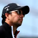 MONTREAL, QUEBEC - MAY 23: Sergio Perez of Mexico and Cadillac F1 Team arrives in the Paddock prior to the Sprint ahead of the F1 Grand Prix of Canada at Circuit Gilles-Villeneuve on May 23, 2026 in Montreal, Quebec. (Photo by Clive Mason/Getty Images)