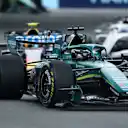 MIAMI, FLORIDA - MAY 03: Lance Stroll of Canada driving the (18) Aston Martin F1 Team AMR26 Honda on track during the F1 Grand Prix of Miami at Miami International Autodrome on May 03, 2026 in Miami, Florida. (Photo by Clive Mason/Getty Images)