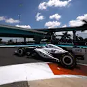 MIAMI, FLORIDA - MAY 01: Valtteri Bottas of Finland driving the (77) Cadillac F1 Team MAC-26 Ferrari on track during practice ahead of the F1 Grand Prix of Miami at Miami International Autodrome on May 01, 2026 in Miami, Florida. (Photo by Clive Mason/Getty Images)