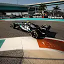 MIAMI, FLORIDA - MAY 01: Andrea Kimi Antonelli of Italy driving the (12) Mercedes AMG Petronas F1 Team W17 on track during Sprint Qualifying ahead of the F1 Grand Prix of Miami at Miami International Autodrome on May 01, 2026 in Miami, Florida. (Photo by Chris Graythen/Getty Images)