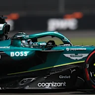 MEXICO CITY, MEXICO - OCTOBER 25: Lance Stroll of Canada driving the (18) Aston Martin F1 Team