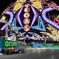 LAS VEGAS, NEVADA - NOVEMBER 22: Max Verstappen of the Netherlands driving the (1) Oracle Red Bull
