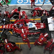 SINGAPORE, SINGAPORE - OCTOBER 05: Charles Leclerc of Monaco driving the (16) Scuderia Ferrari
