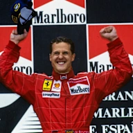 CIRCUIT DE BARCELONA-CATALUNYA, SPAIN - JUNE 02: Michael Schumacher, 1st position, celebrates on