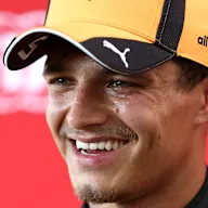 MIAMI, FLORIDA - MAY 01: Sprint Pole qualifier Lando Norris of Great Britain and McLaren is