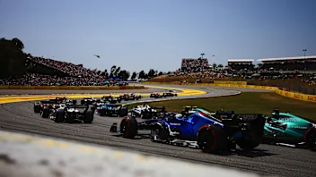 BARCELONA, SPAIN - MAY 22: Start of the F1 Grand Prix of Spain at Circuit de Barcelona-Catalunya on