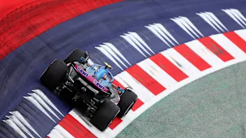 SPIELBERG, AUSTRIA - JULY 02: Esteban Ocon of France driving the (31) Alpine F1 A523 Renault on
